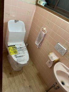 【中京区】K様邸　トイレ交換工事