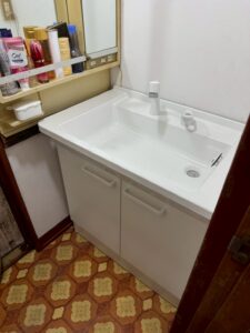 【南あわじ市】M様邸　洗面台交換工事